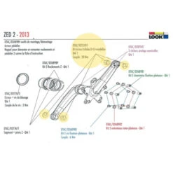 Ecrous Trilob Pour Manivelle Look ZED 2 + Rondelles