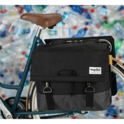 Paire De Sacoches Recyclées Urban Proof 55L Noir/Gris -Vélo Pièces Magasin paire de sacoches recyclees urban proof 55l noir gris 2