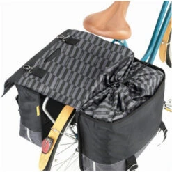 Paire De Sacoches Recyclées Urban Proof 55L Noir/Gris -Vélo Pièces Magasin paire de sacoches recyclees urban proof 55l noir gris 3